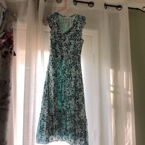 Never worn Loft Summer Floral Dress
